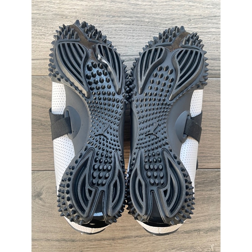 Puma Mostro Perforated Leather Men 8.5 White Black 397331-01 Low Sneakers NEW - Picture 7 of 15